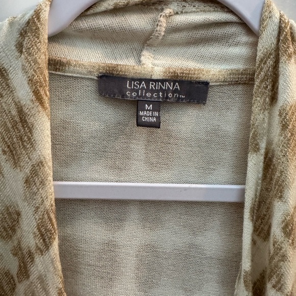 Lisa Rinna Collection Asymmetrical Open Front Cardigan M - Picture 3 of 4